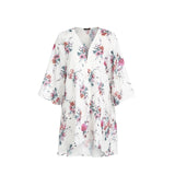 Womens Vintage Floral Loose Boho Cardigan