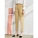 Amii Minimalism suit, blazer and high waist pants