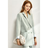 Amii Minimalism suit, blazer and high waist pants